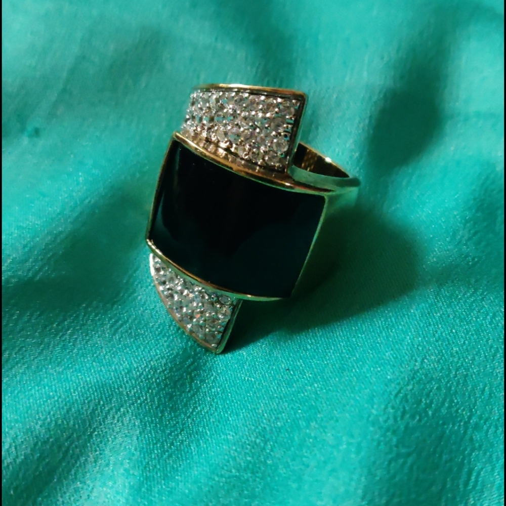 14k gold plated over Sterling silver ring